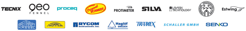 Schaller, Ker , Haff, Preisser, Silva-S, Haglof, Laser Technology, Kds, Wilkie, Trotec, Protimeter, Allemano, Rycom, Silva, Revue Thommen-Ch, Estwing, Controls, Nedo-D, Breithaupt-D, Haglof-S , Senko, Tecnix, Proceq, Fpm Freiberger, Fpm, Tramex